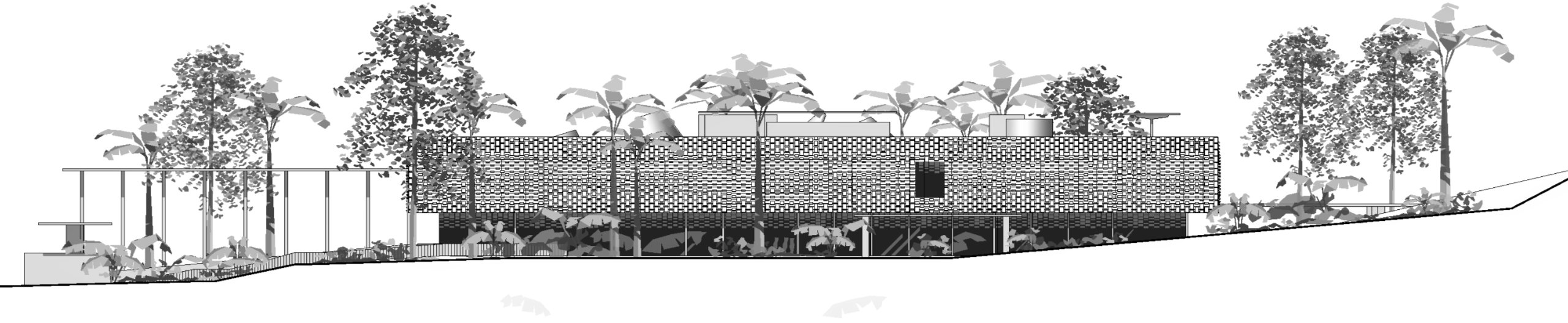 Franco-German Embassy, Maputo, Mozambique [Competition]