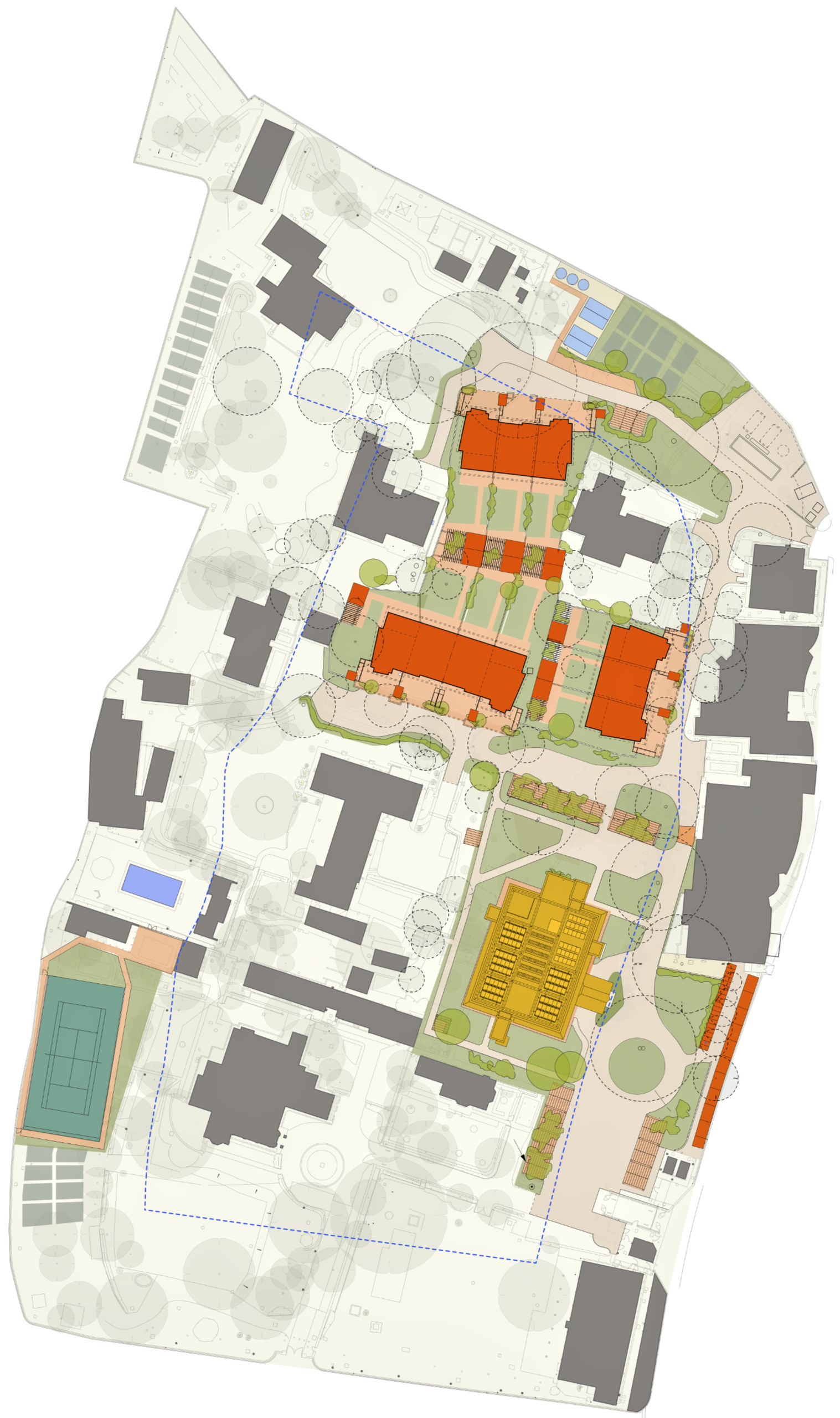 Masterplan, British Embassy, Kathmandu, Nepal